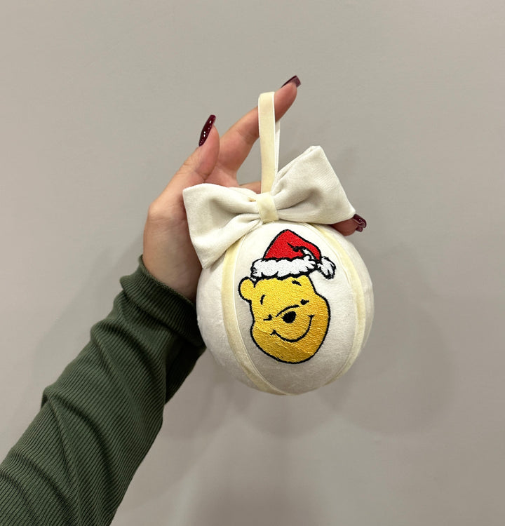 SFERA-PERSONALIZZATA-TEMA DISNEY-DA POTER AGGIUNGERE IL NOME RICAMATO.