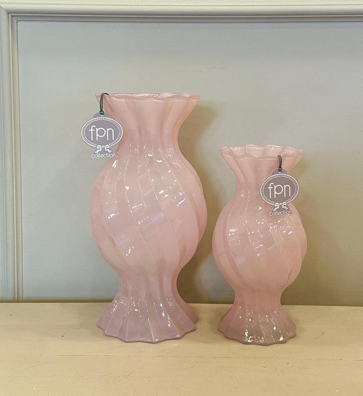 Vaso-modello caramella-rosa- disponibile in due dimensioni