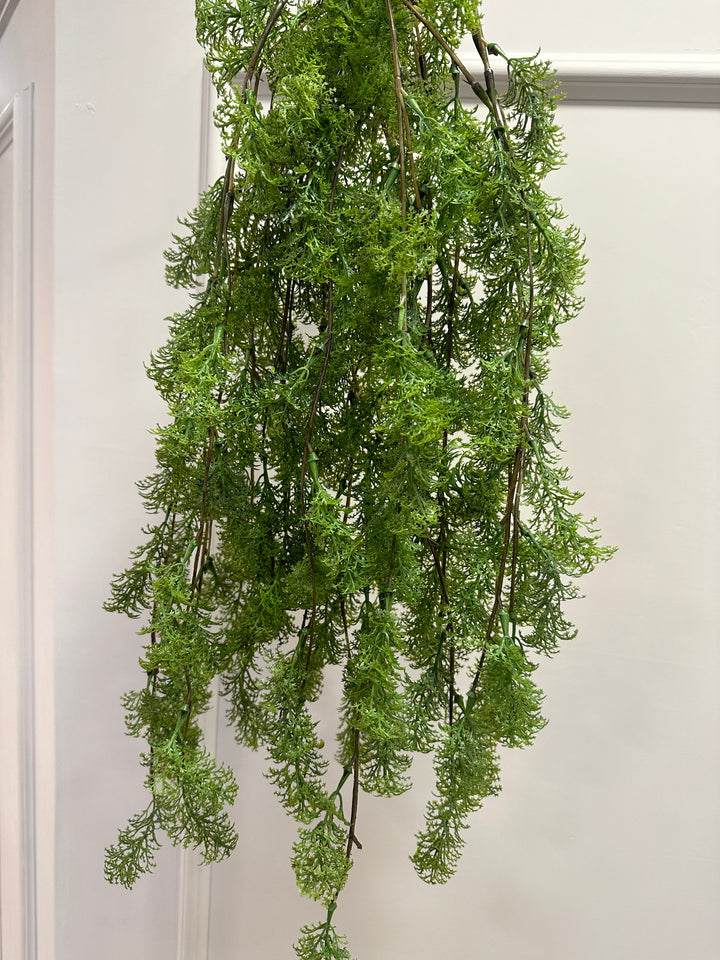 PENDENTE-IN NATURAL TOUCH-CON FOGLIE ANIMATE-SPRINGERO-H70cm