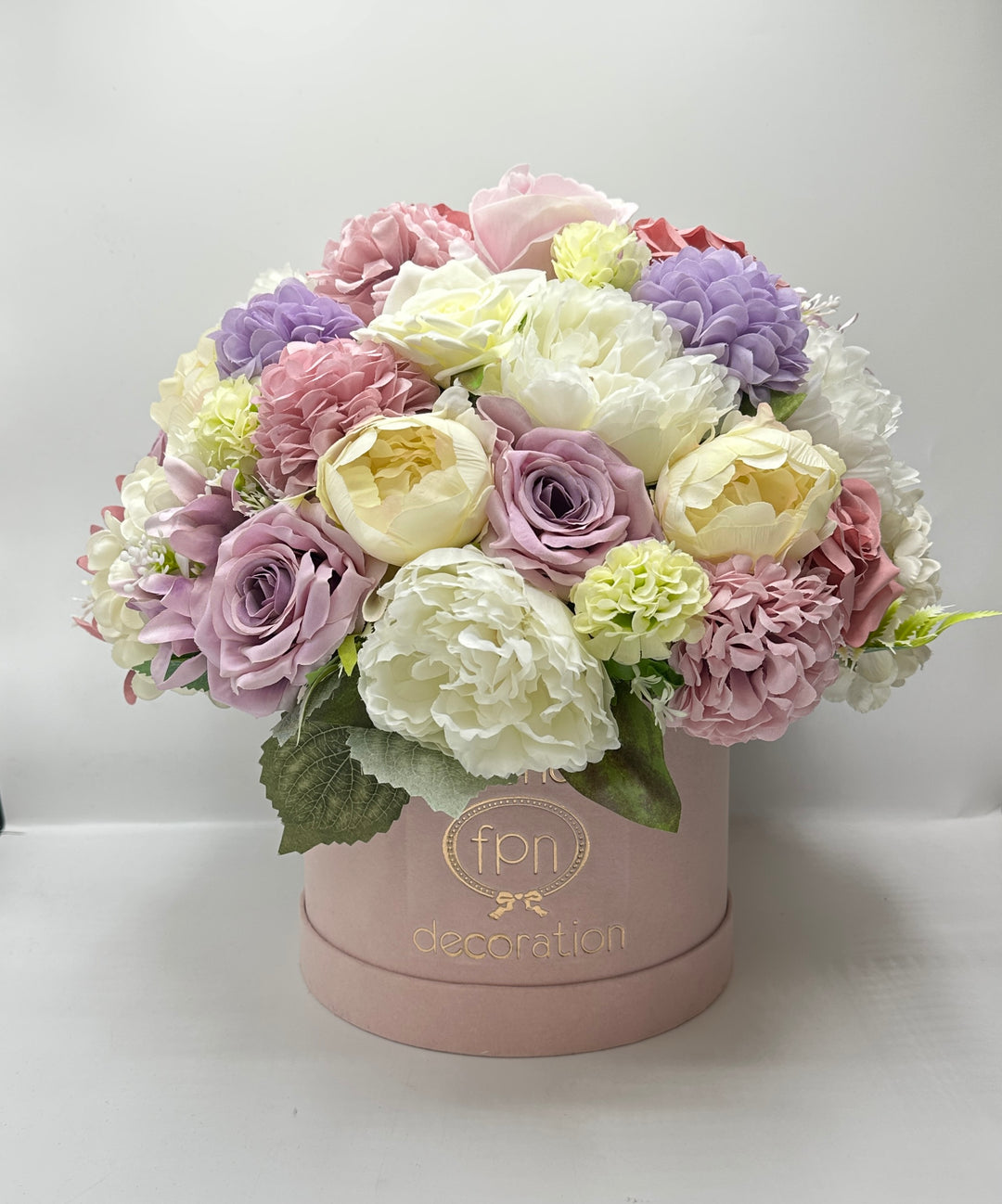 Flowery box lilla.