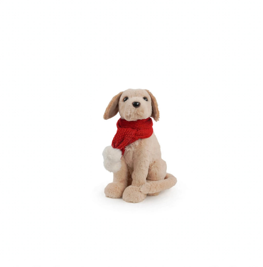 CAGNOLINO-CON SCIARPA ROSSA-H50cm X 28cm