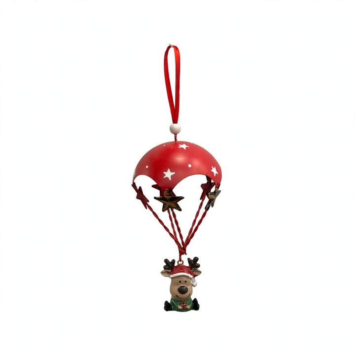 MINI-MONGOLFIERA-PER ALBERO-CON RENNA-H16cm