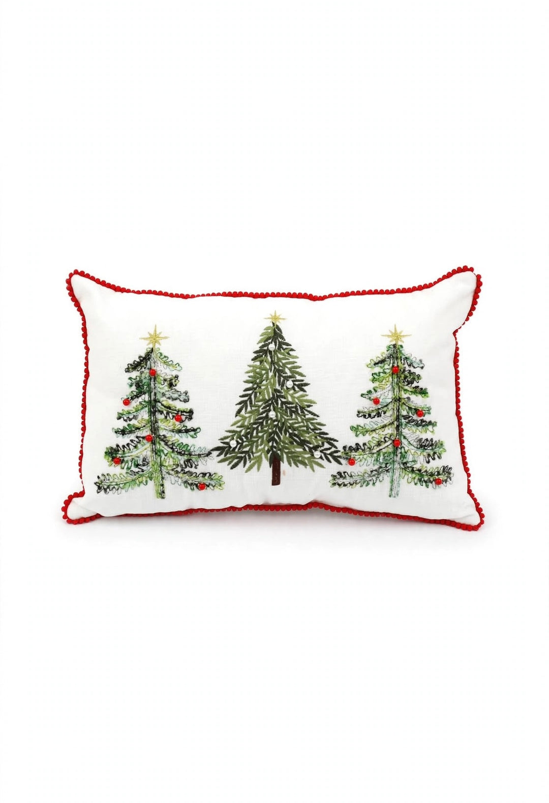 CUSCINO-CON RICAMI NATALIZI-50cm x30
