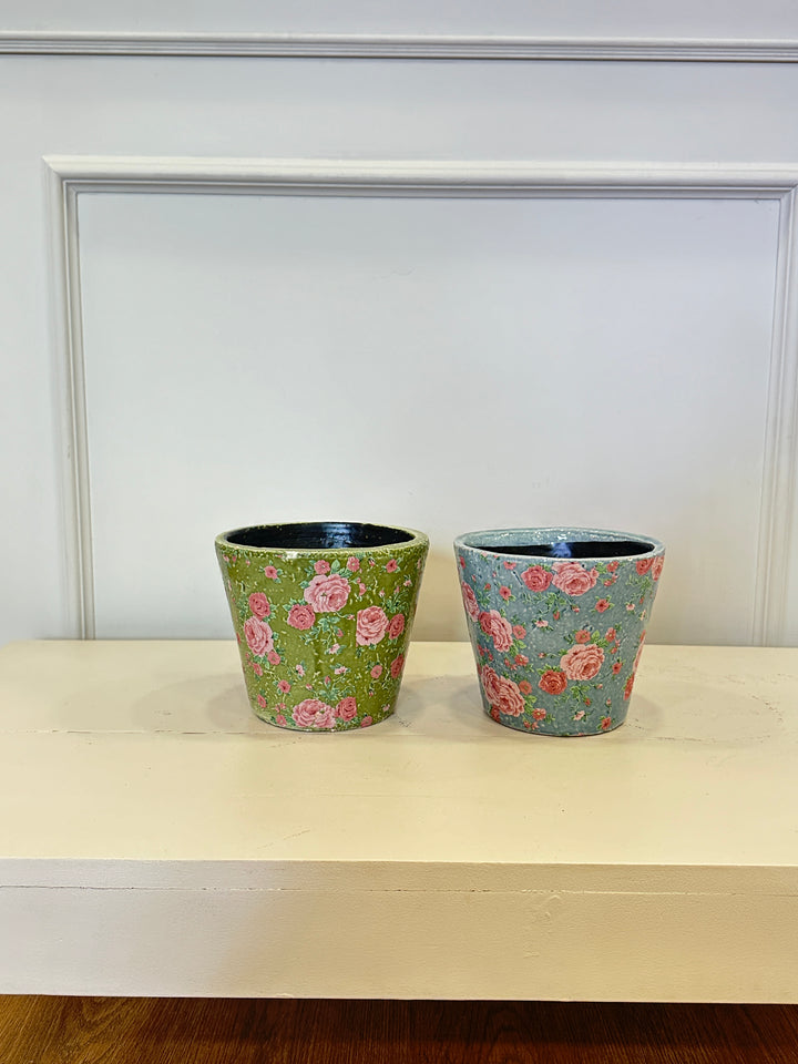VASO-PORTA ORCHIDEE-H15cm x 16cm