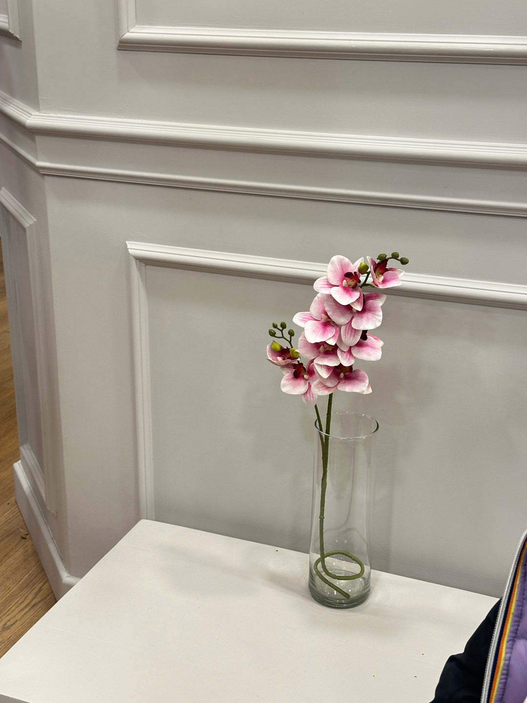 Orchidea-variegata in rosa- H70cm
