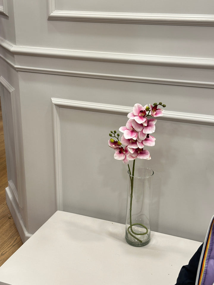 Orchidea-variegata in rosa- H70cm