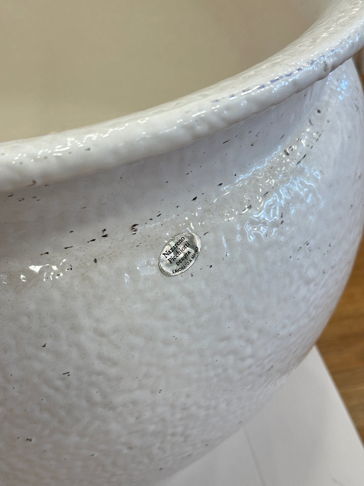 VASO-SOTTOPIANTA-CERAMICA DERUTA-DA COLLEZIONE-h40cm x 30