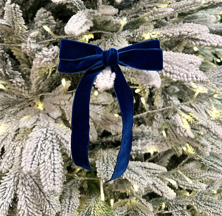 FIOCCHI-IN VELLUTO-BlU-10cm
