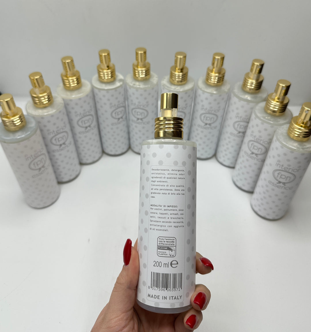 Profumatore spray ambienti e tessuti-FRAGRANZA UNICA-OLI ESSENZIALI- 200ml