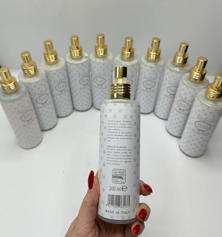 Profumatore spray ambienti e tessuti-FRAGRANZA UNICA-OLI ESSENZIALI- 200ml