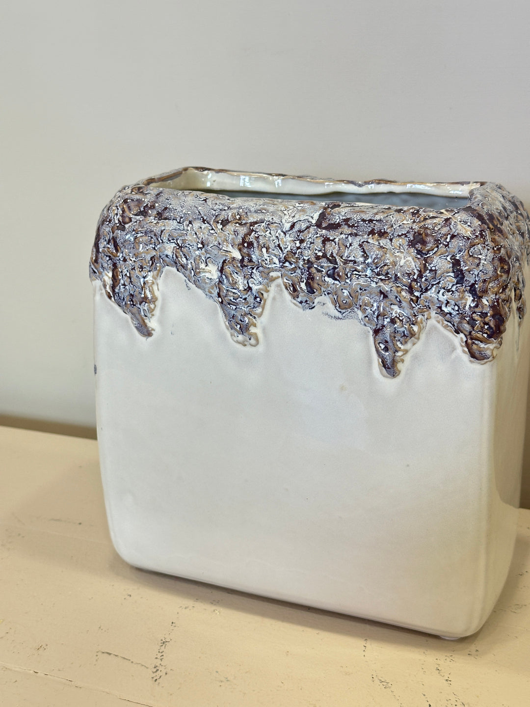 VASO-DA COLLEZIONE-LAVANDE BIANCHE- H30 X 22 X 13