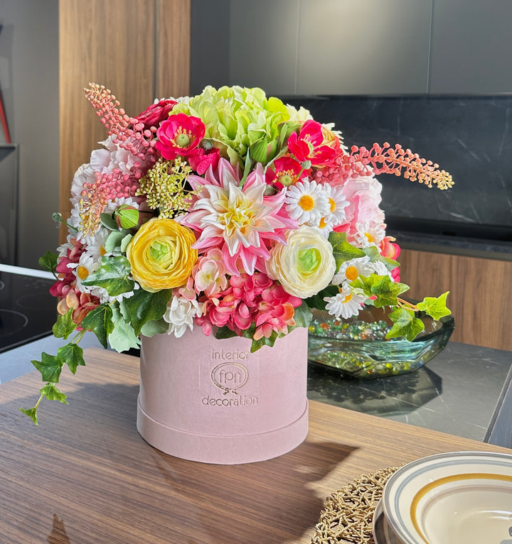 BOX-MODELLO-PRIMAVERA-ESTATE-FIORI ARTIFICIALI-PERFETTA PER OGNI AMBIENTE 💗