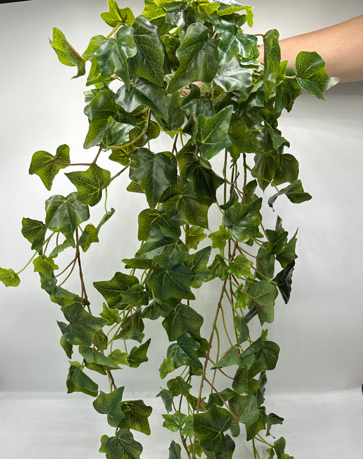 PENDENTE-EDERA VERDE-H70cm