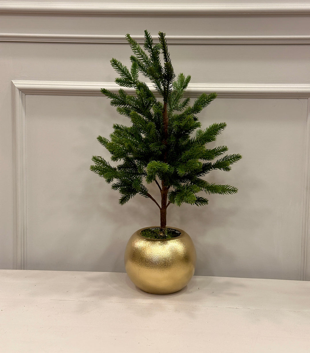 ALBERO-IN PE-REALISTISCO-con vaso bianco- disponibile in tre dimensioni.