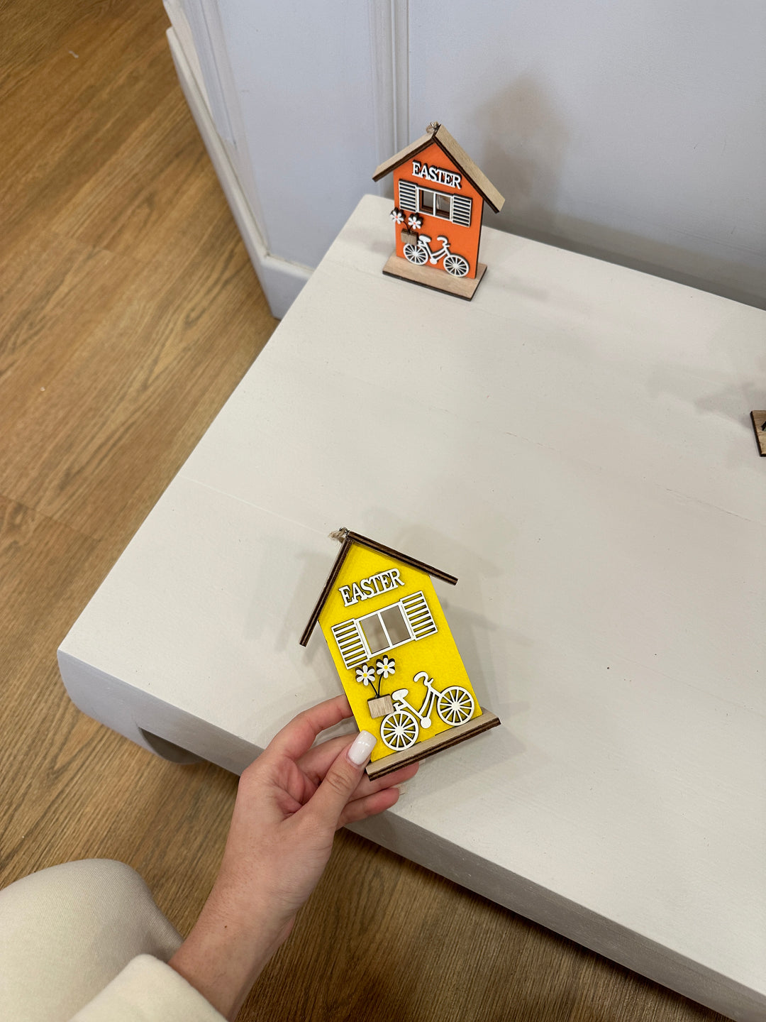 CASETTA-IN LEGNO-H15cm- DISPONIBILE IN 4 colorazioni