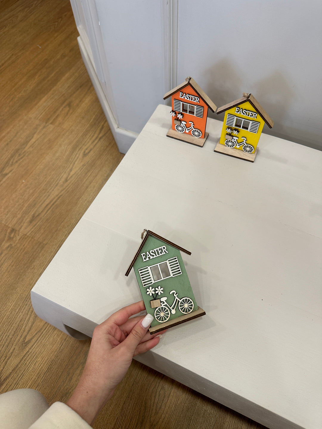 CASETTA-IN LEGNO-H15cm- DISPONIBILE IN 4 colorazioni