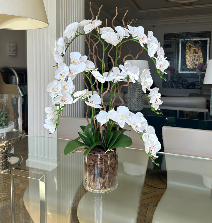 GIGANTIS ORCHIDEA ARTIFICIALE-REAL TOUCH-misura H80cm