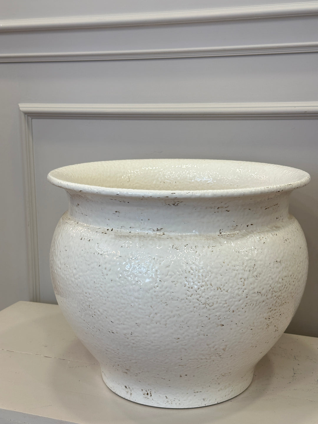 VASO-SOTTOPIANTA-CERAMICA DERUTA-DA COLLEZIONE-h40cm x 30