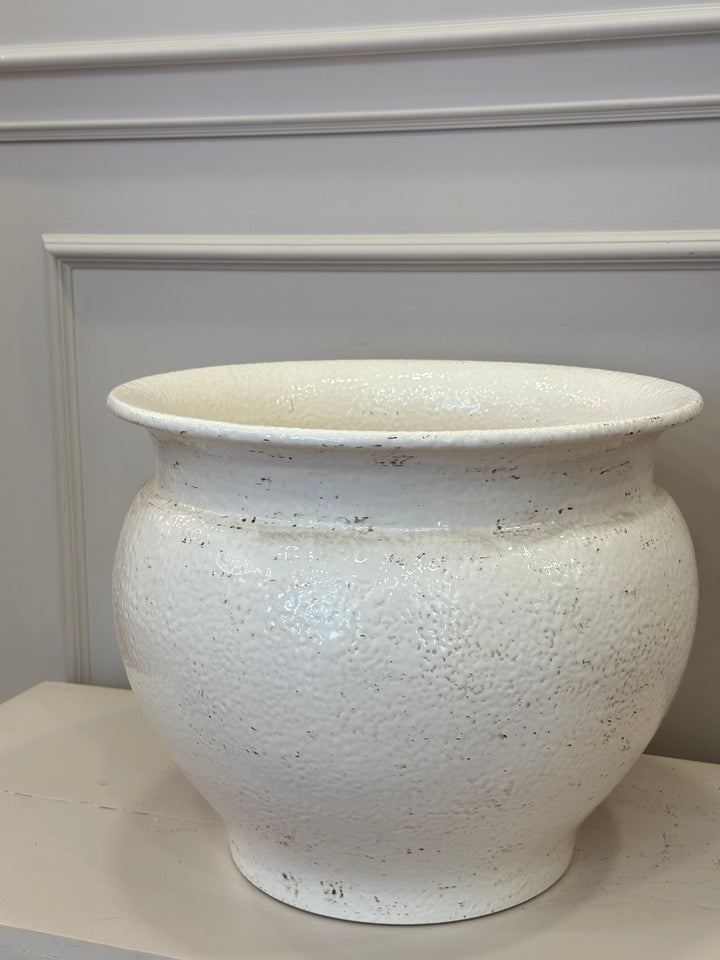 VASO-SOTTOPIANTA-CERAMICA DERUTA-DA COLLEZIONE-h40cm x 30