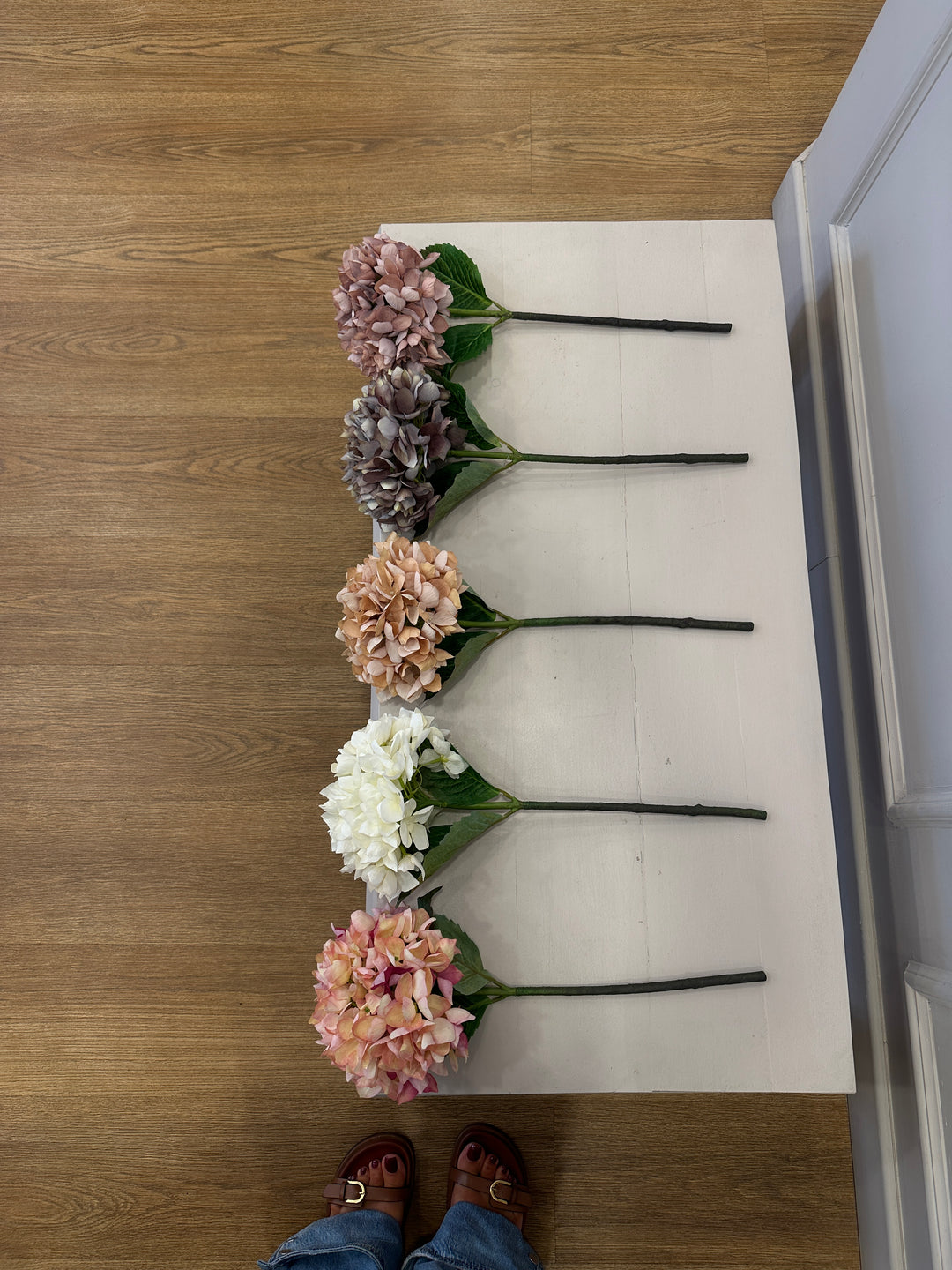 ORTENSIE-AUTUNNALI-H40cm sagomabili-disponibili in 5 colorazioni.