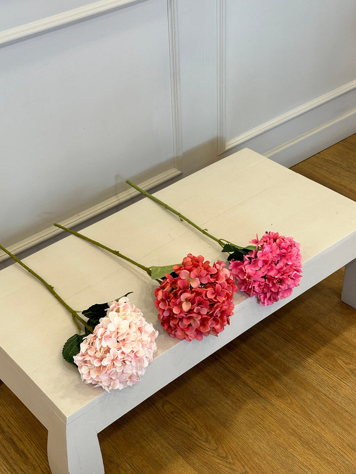 ORTENSIA-H50cm SAGOMABILE-DISPONIBILE IN 3 COLORAZIONI ESTIVE.