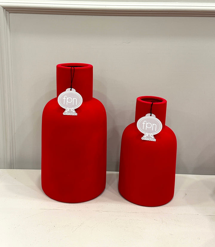 Vaso in velluto- disponibile in due dimensioni.