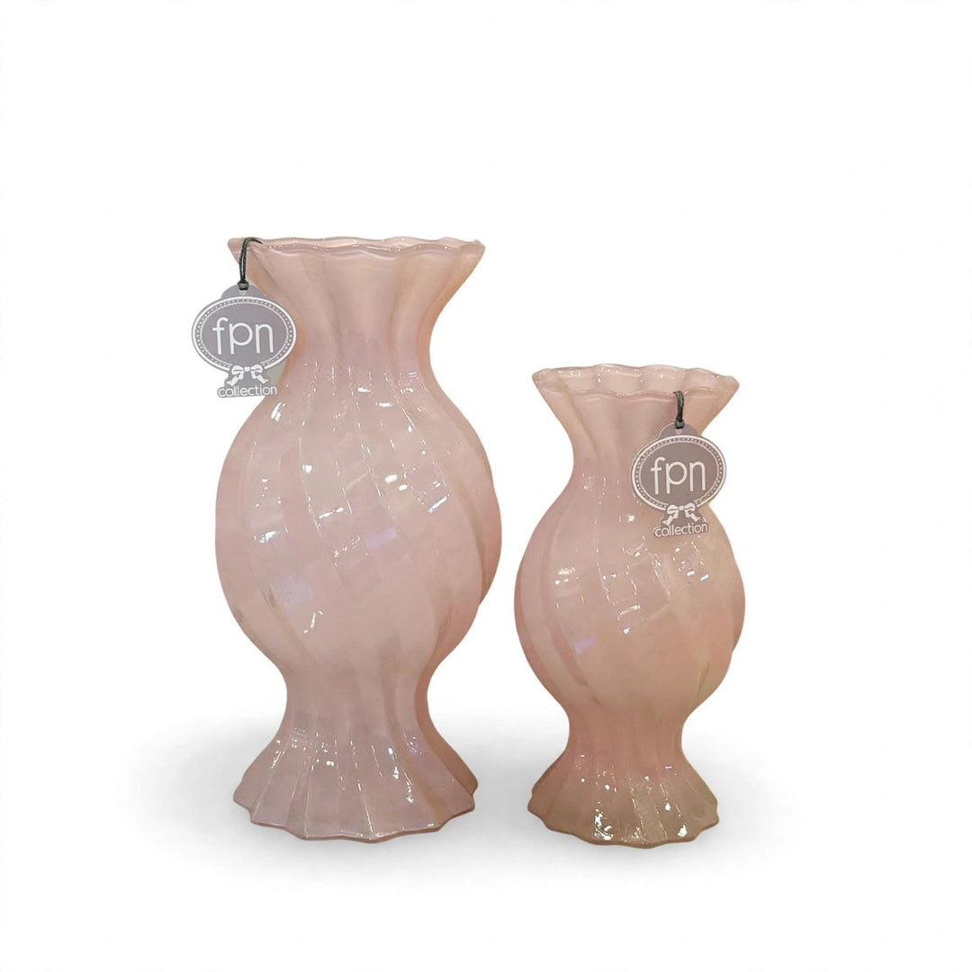 Vaso-modello caramella-rosa- disponibile in due dimensioni
