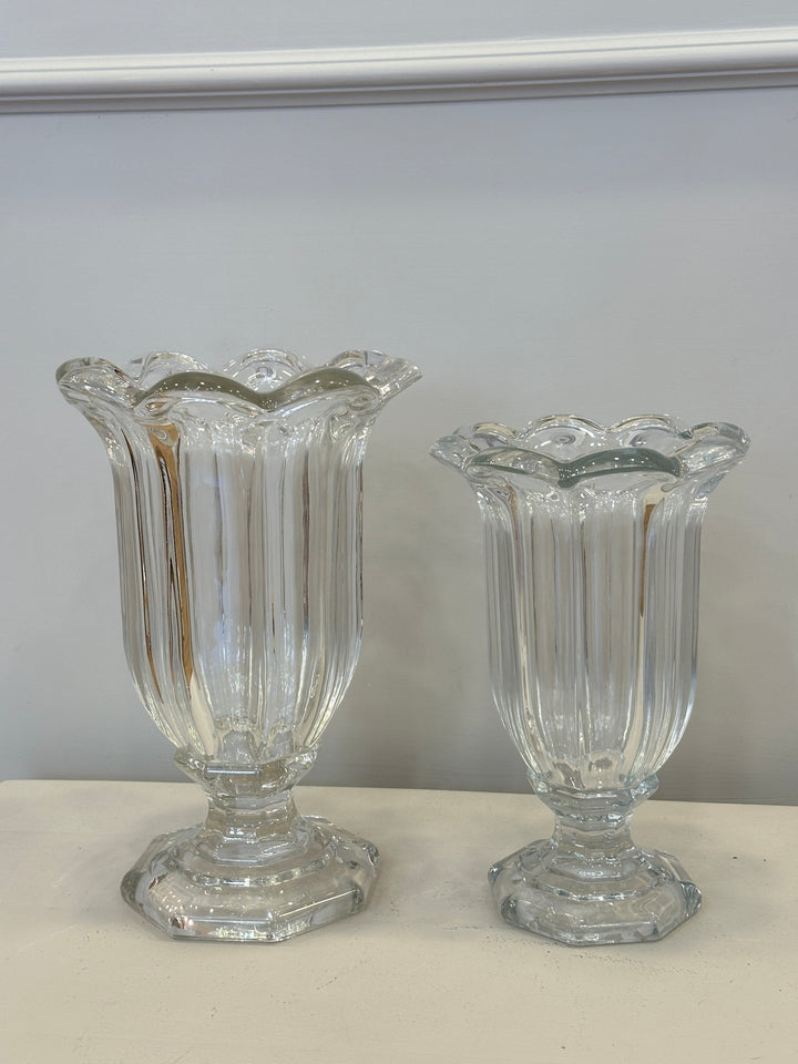 Vaso-in vetro-cristallo-disponibile in due dimensioni