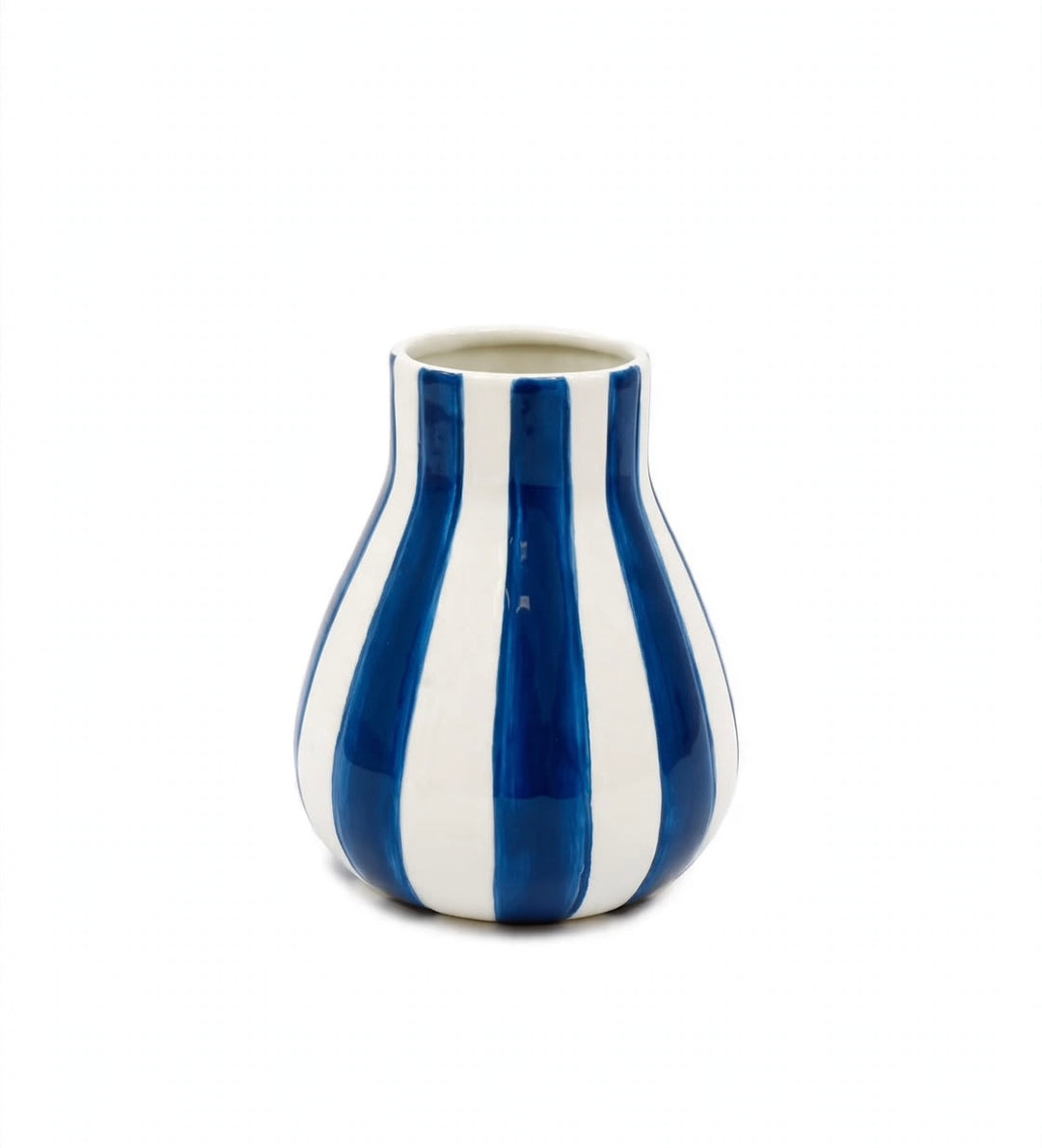 VASO-A STRISCE BLU-H15cm x 12cm