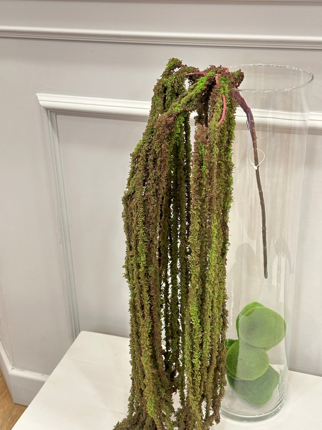 AMARANTUS-PENDENTE-EFFETTO VELLUTO-H118cm