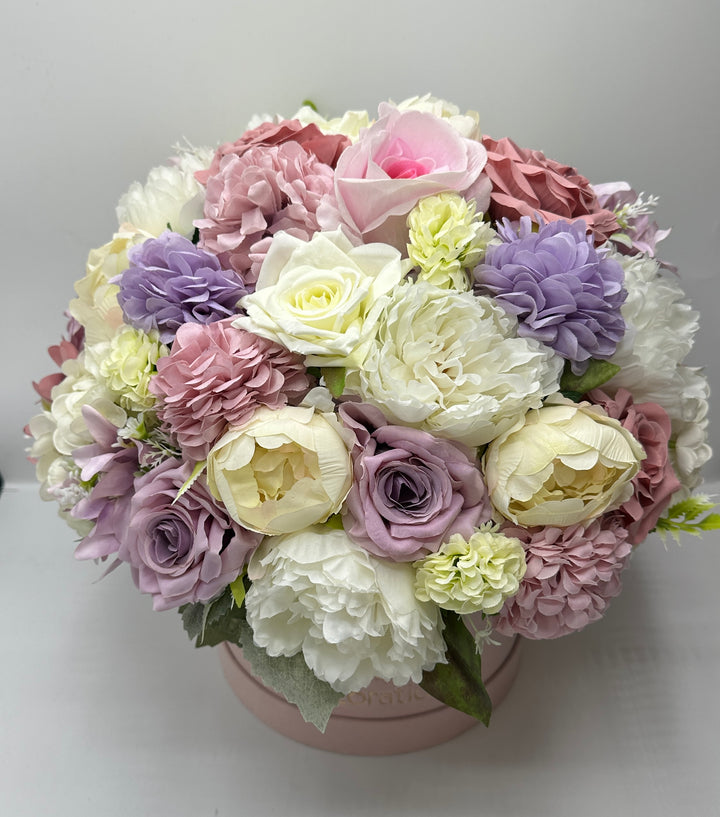 Flowery box lilla.