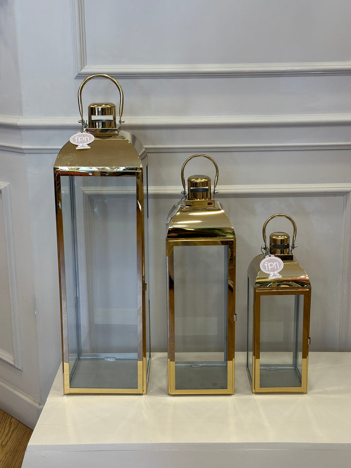 LANTERNE-IN ORO-DISPONIBILI IN TRE MISURE.