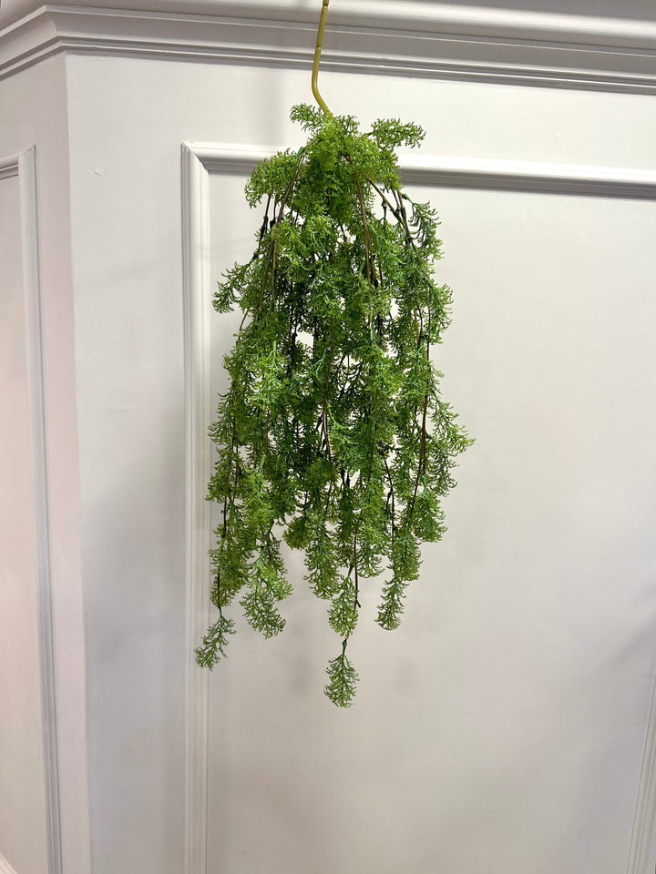 PENDENTE-IN NATURAL TOUCH-CON FOGLIE ANIMATE-SPRINGERO-H70cm