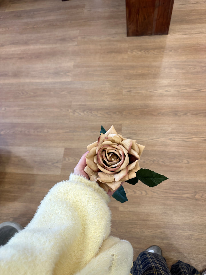 LUXURY-ROSES-VELVET-H70cm SAGOMABILE-DISPONIBILE IN 3 COLORAZIONI