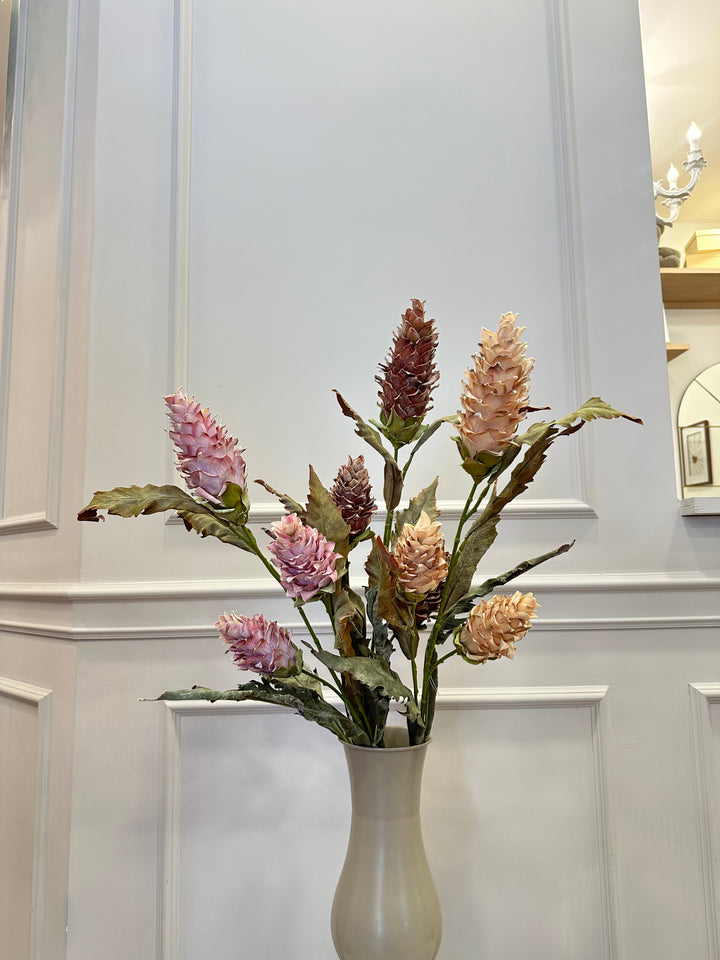 PROTEA-A TRE STELI-EFFETTO ANTICHIZZATO-DISPONIBILE IN TRE COLORAZIONI-H107cm