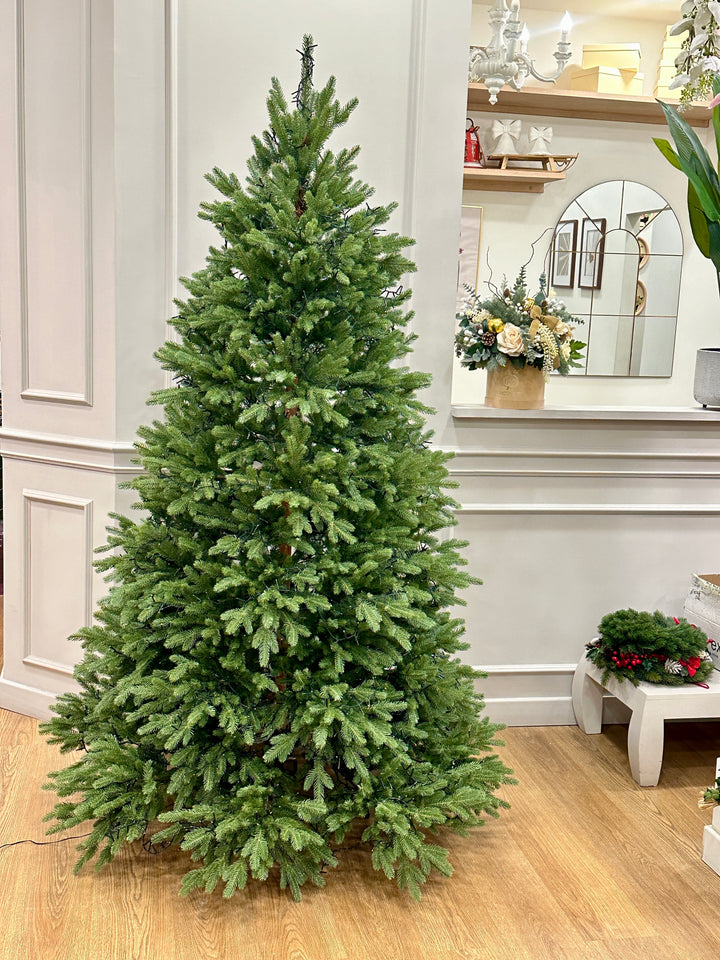 MONGIOIE- ALBERO-ABETE-VERDE-IN PVC+ PE -DISPONIBILI IN 3 DIMENSIONI.