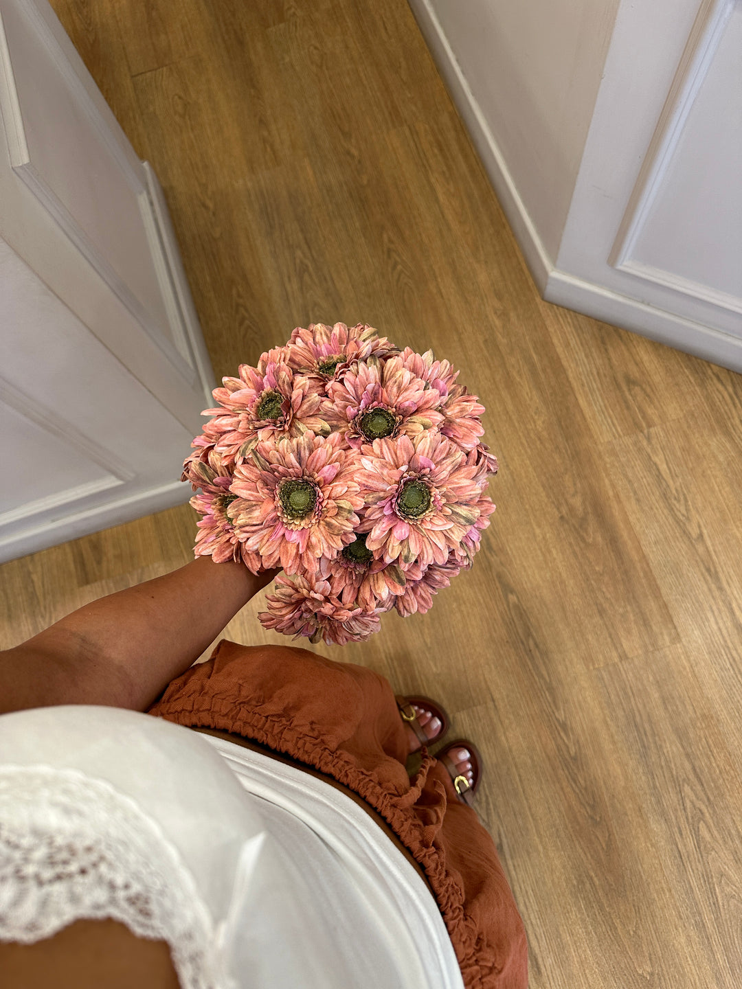 PROMOZIONE-FASCIO COMPOSTO DA 15 GERBERE-H50cm
