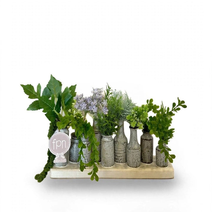 SERIE DI VASETTI IN CERAMICA-COMPOSTI COME IN FOTO