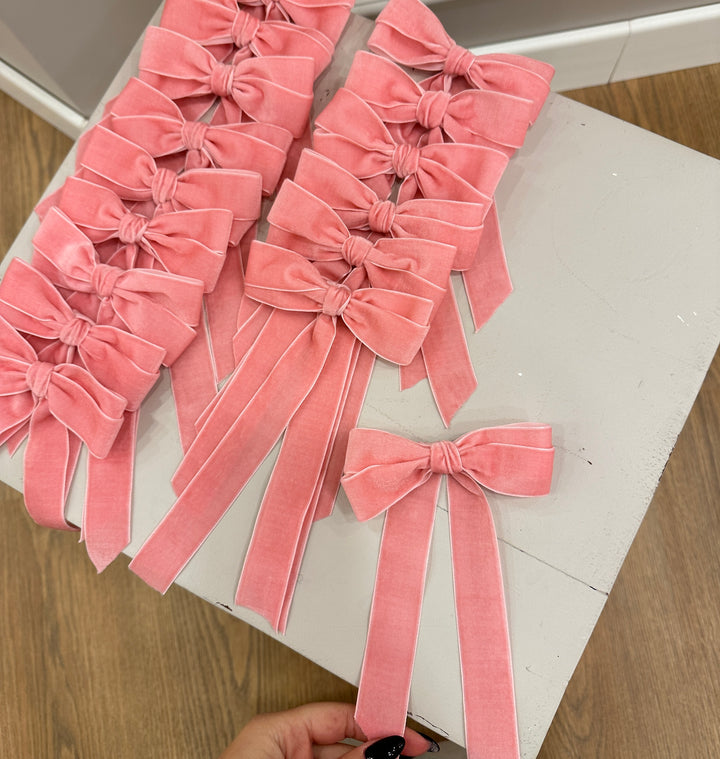 FIOCCHI-IN VELLUTO-ROSA 🎀