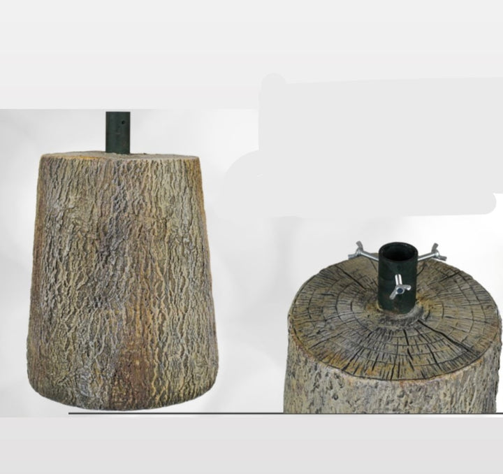 TRONCO-PER ALBERO-IN CEMENTO-EFFETTO LEGNO- H37cm.