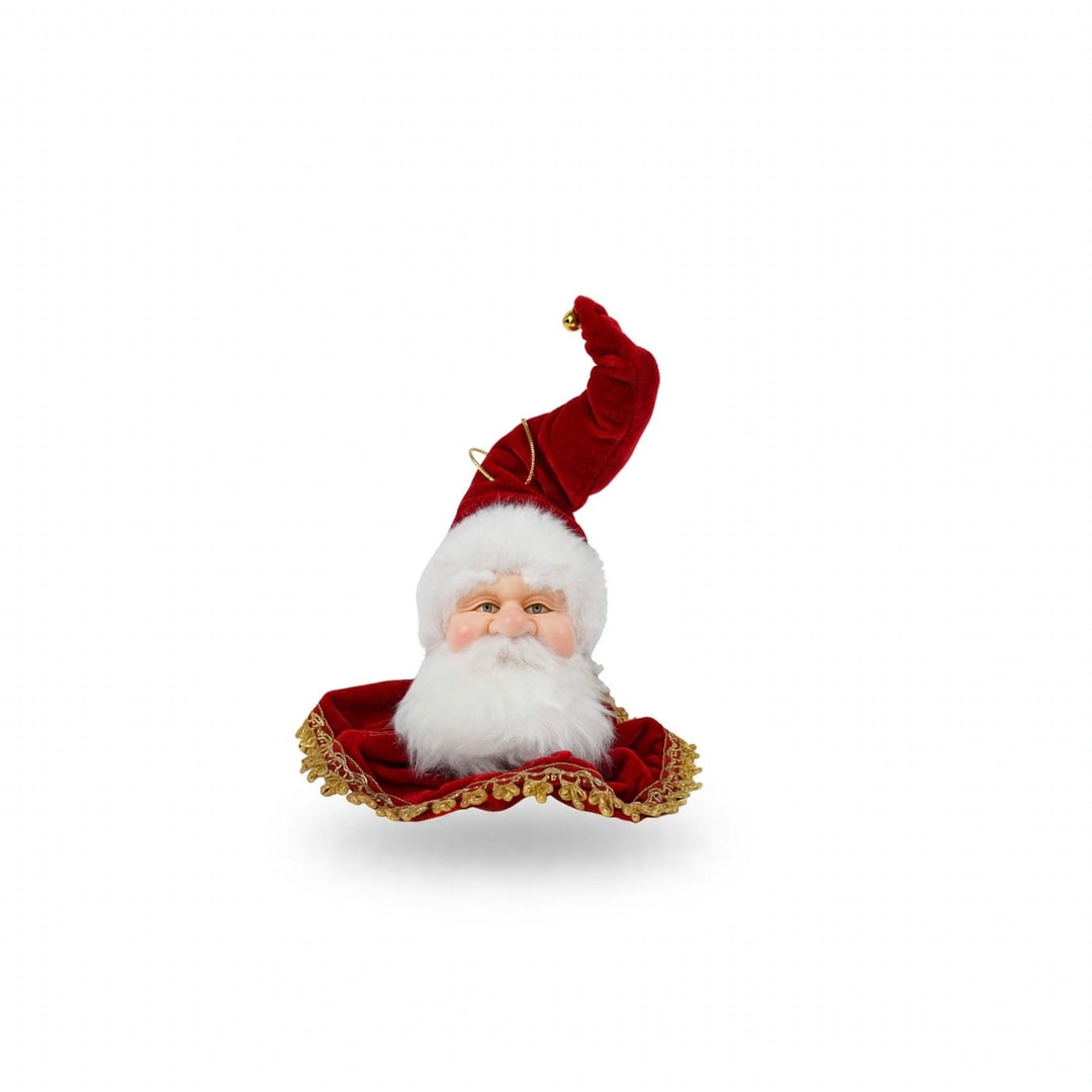 TESTA-BABBO NATALE DA APPENDERE-BOURDEAUX -H30cm