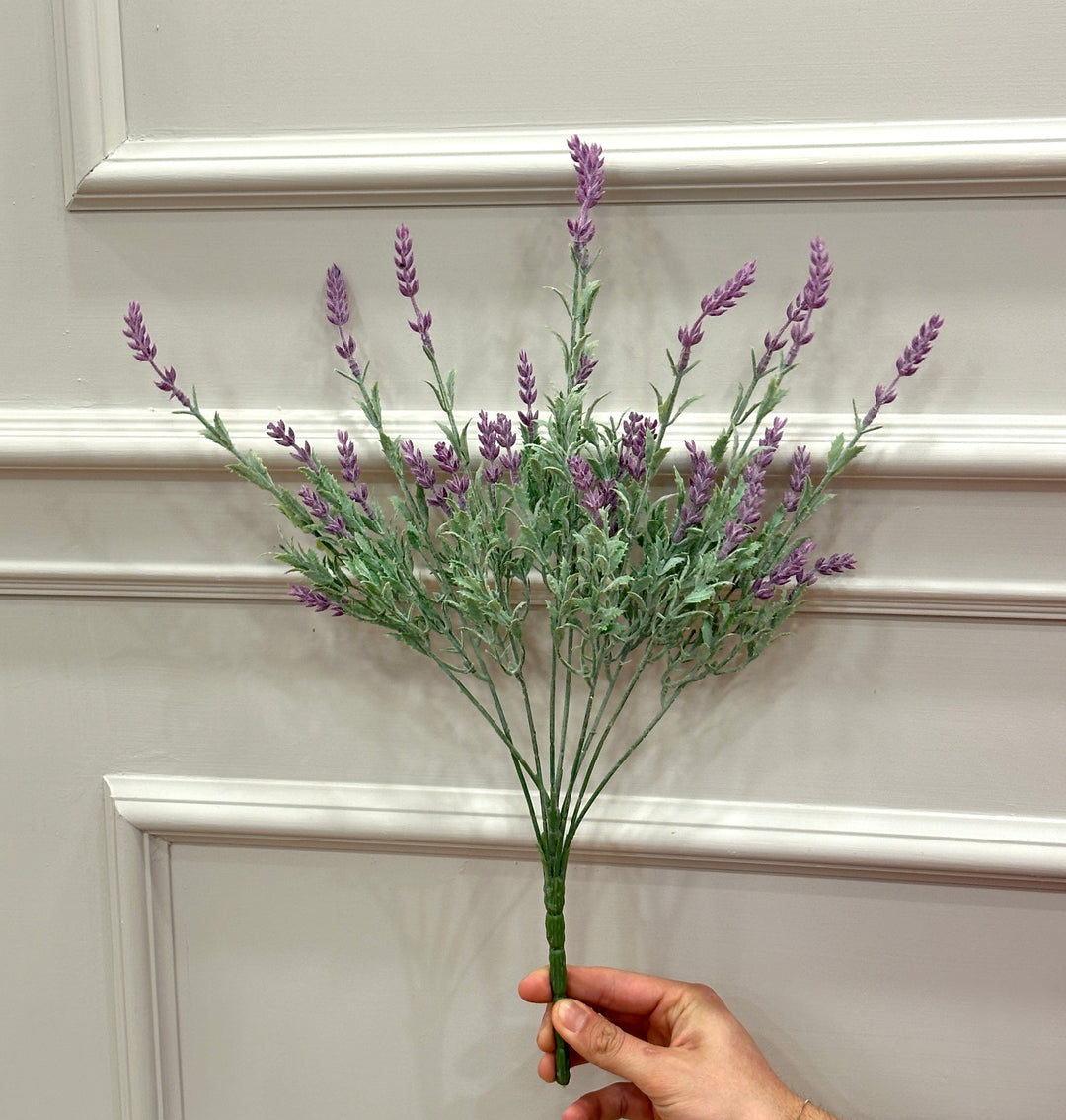 FASCIO-DI LAVANDA-COMPOSTO DA 9 STELI-H30cm