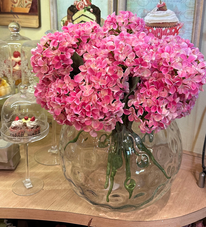 CIUFFO-A-5 ORTENSIE-FUCSIA-H55cm