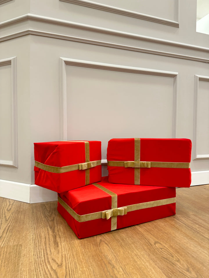 PACCHI-REGALO REALIZZATI IN VELLUTO-DISPONIBILI IN 3 MISURE