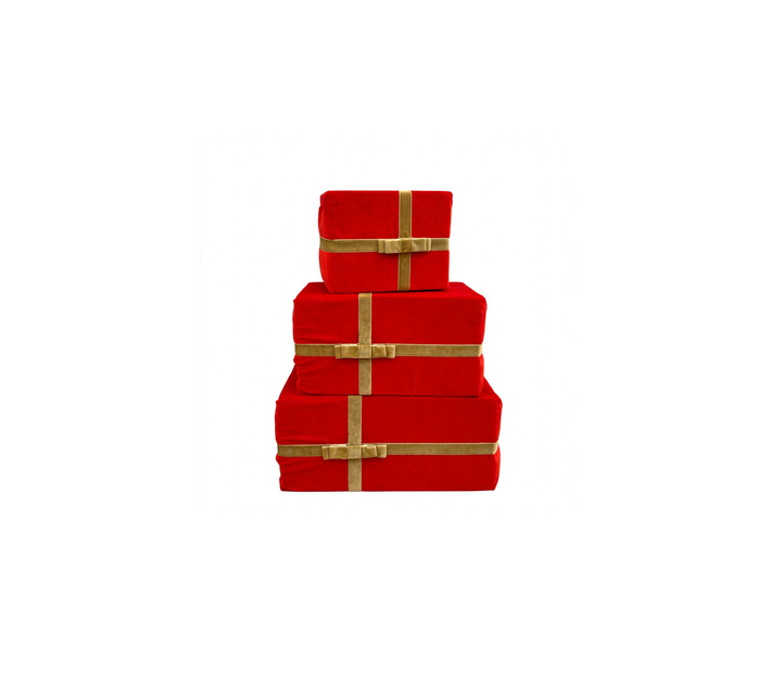 PACCHI-REGALO REALIZZATI IN VELLUTO-DISPONIBILI IN 3 MISURE