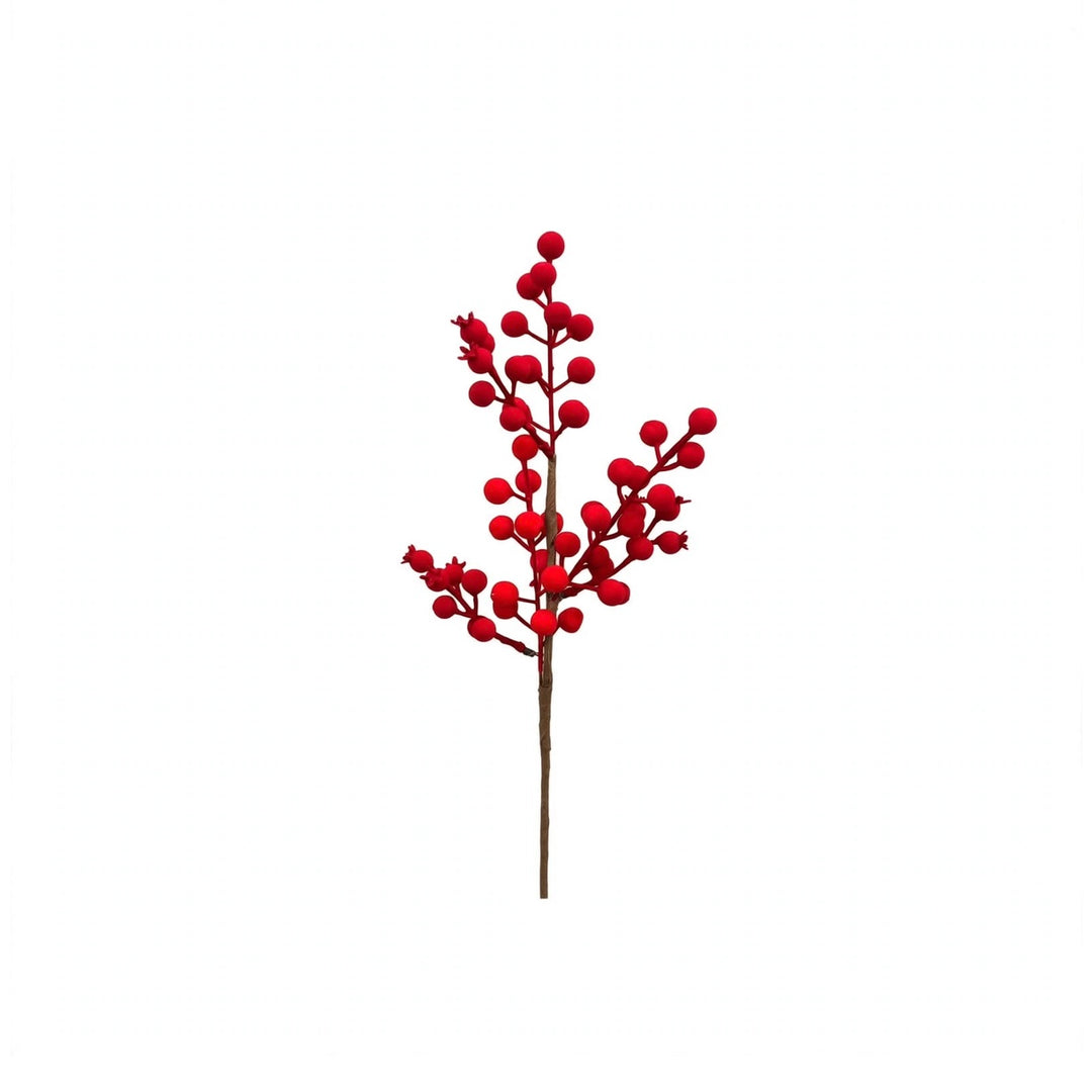 PICK-DI BACCHE-ROSSE IN VELLUTO.