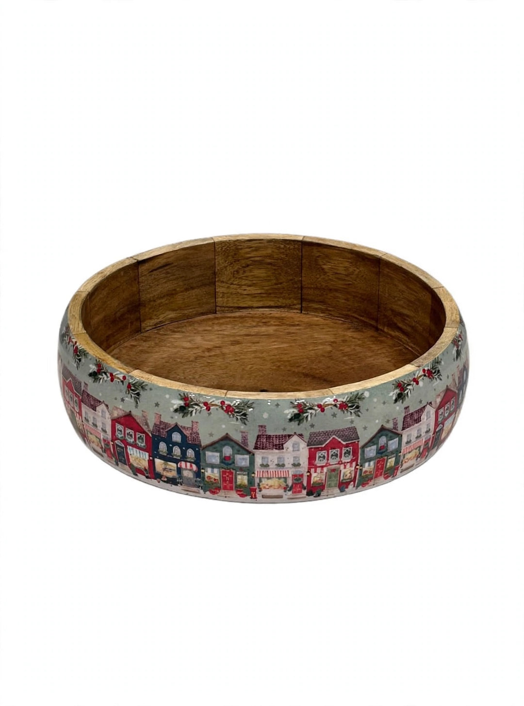 Svuota tasche- IN LEGNO-TEMA NATALE-DIA 25cm x 10Hcm
