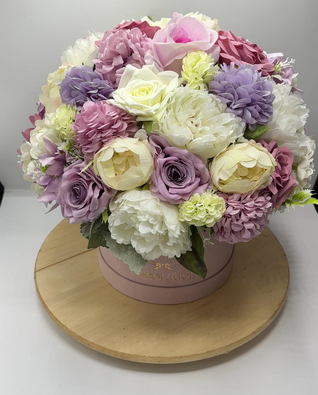 Flowery box lilla.