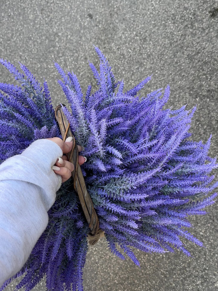 MAZZETTO DI-LAVANDA A 15-CIUFFI H35cm